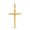 Italian Crucifix Gold Pendant