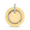 Italian 2 tone Round Medallion
