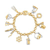 SIDRA Nautical 2 Tone charm bracelet