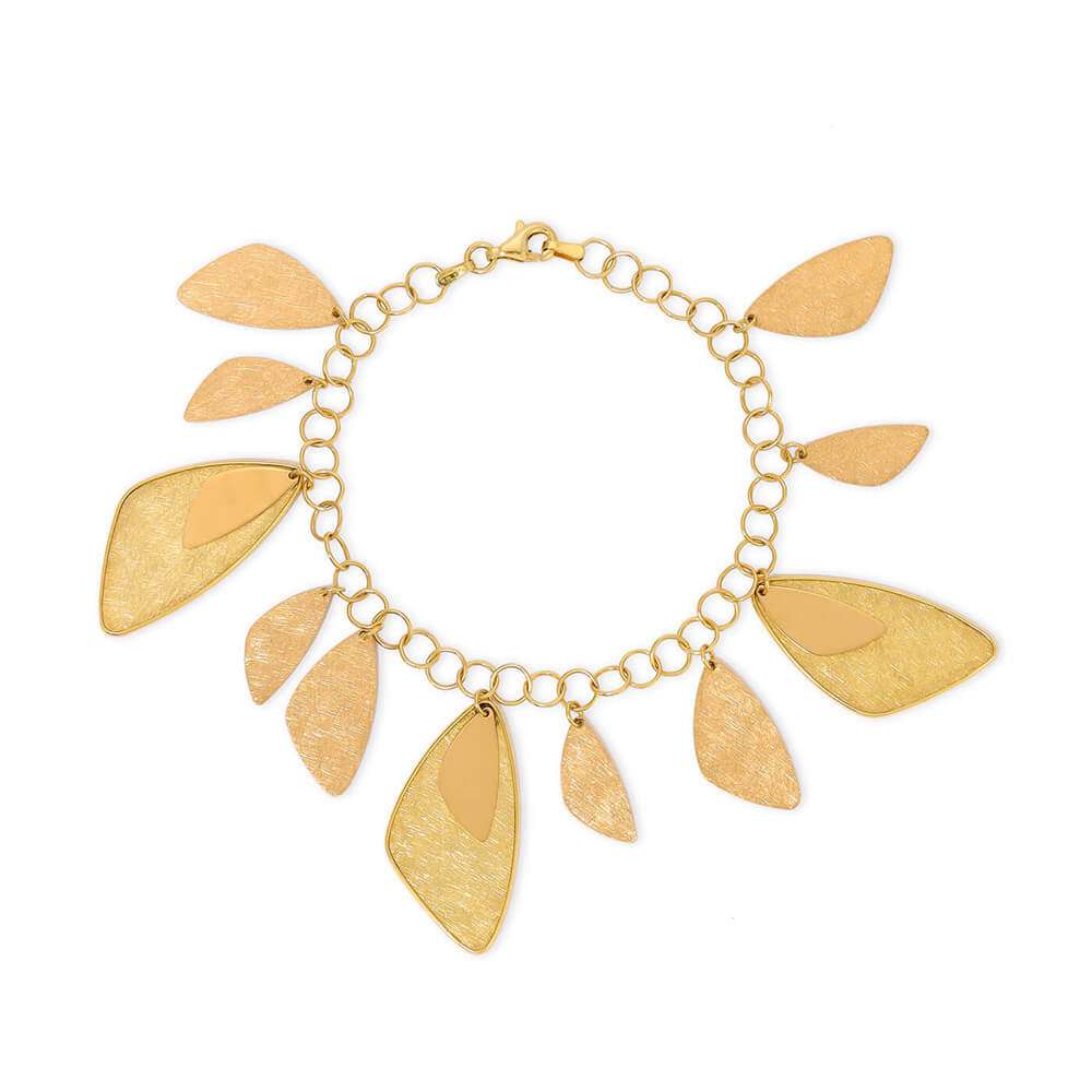 Italian Multi tone charm bracelet