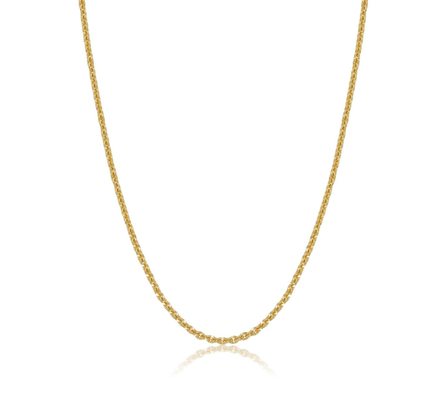 Italian 18K Cable Chain