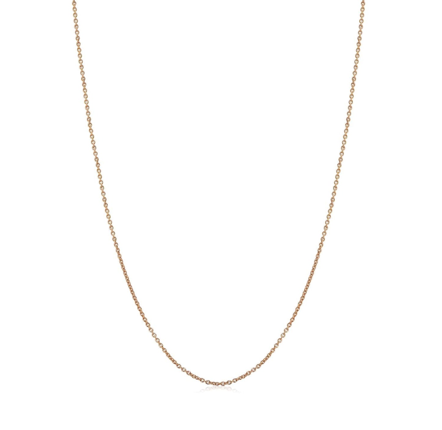 14k Rose Gold Rolo Chain