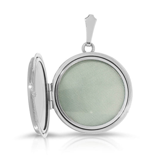 Italian floral & leaf Locket pendant