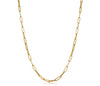 18k Gold Paper clip chain