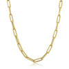 Italian 18k Paper clip chain