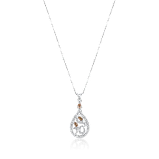 DIAMOND PAISLEY PENDANT