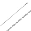 18k Rolo Chain White Gold