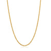 Italian 18k Rope Chain Yellow Gold
