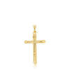 Crucifix pendant tapered