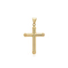 Cross Pendant rounded tip