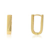 Huggies gold earrings