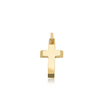 Cross Pendant tapered edged
