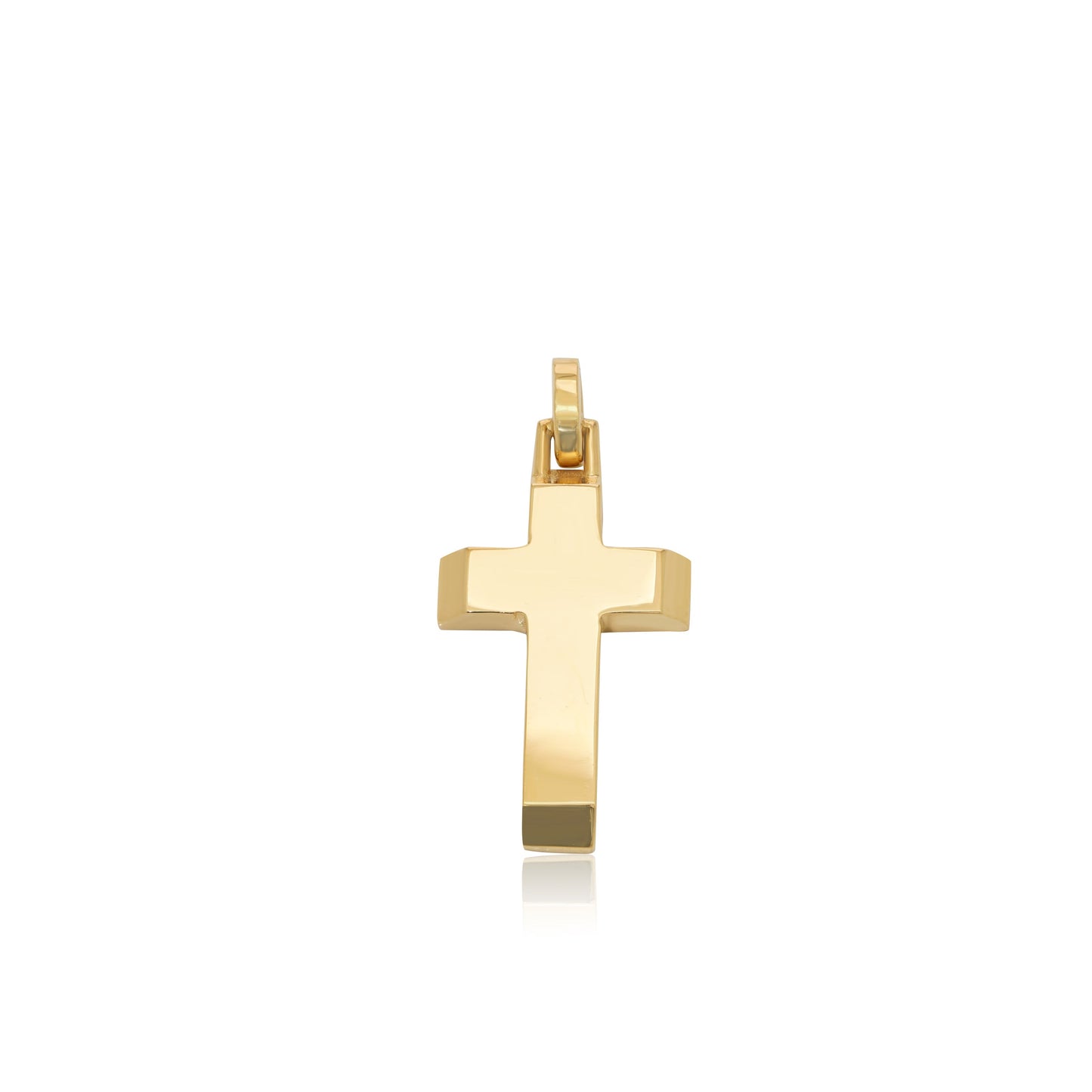 Cross Pendant tapered edged