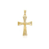 Yellow Gold Polished Crucifix