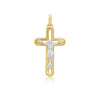 Crucifix 2 tone