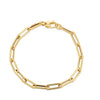 Italian 18k Paper clip bracelet