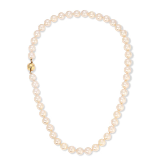 Akoya Pinkish White Pearl Strand