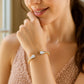 14K Yellow Gold Round End Tubogas Cuff Bangle (3.90 mm)