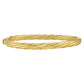14k Yellow Gold Twist Bangle (5.30 mm)