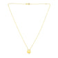 14K Yellow Gold Four Leaf Clover Necklace