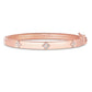 14k Rose Gold Trilogy Diamond Bangle (5.40 mm)