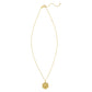 14K Yellow Gold North Star Hexagon Necklace