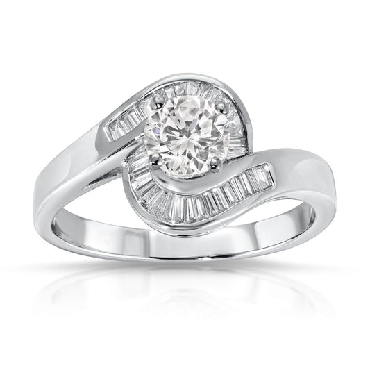 Diamond solitaire ring