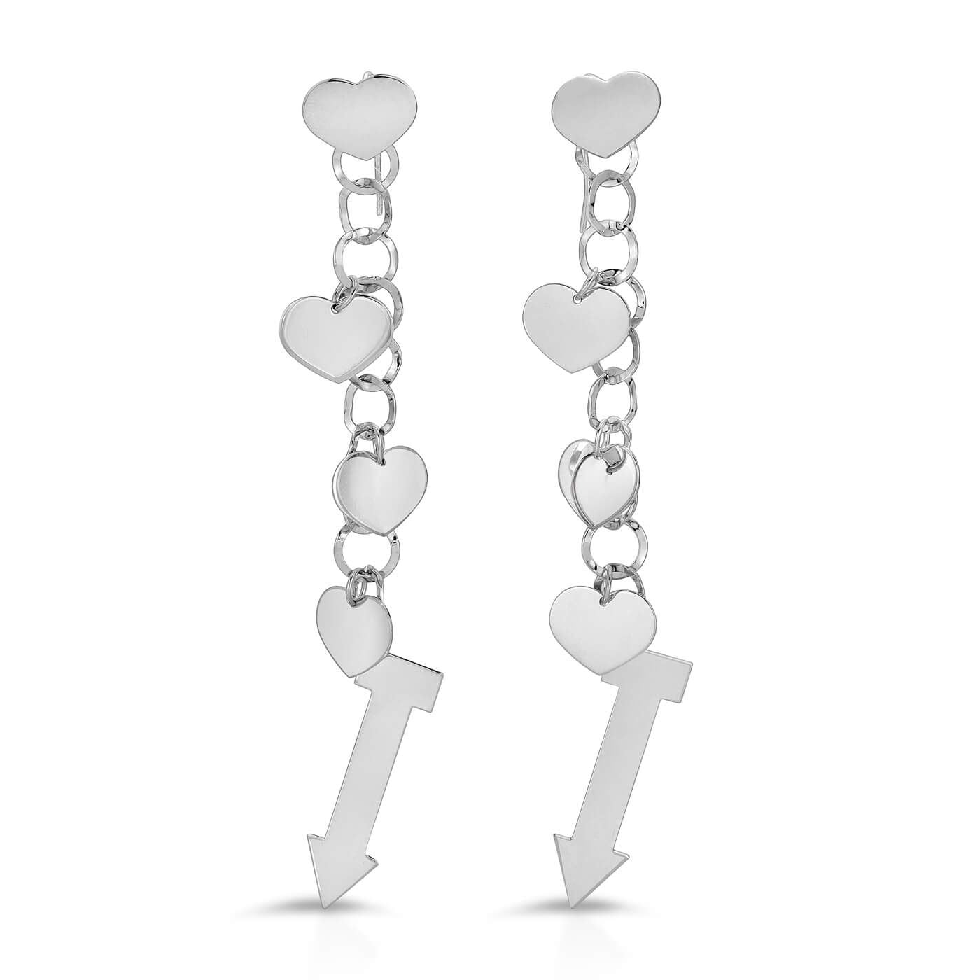 Nanis 18k. Hearts & Arrows earrings