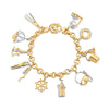 SIDRA Nautical 2 Tone charm bracelet