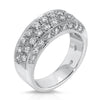 Italian pave set diamond ring