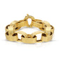 Italian hammered link bracelet