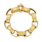 Italian hammered link bracelet