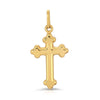 Italian trefoil Gold Cross