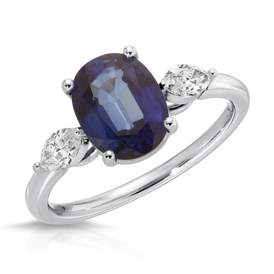 Sapphire & Diamond ring