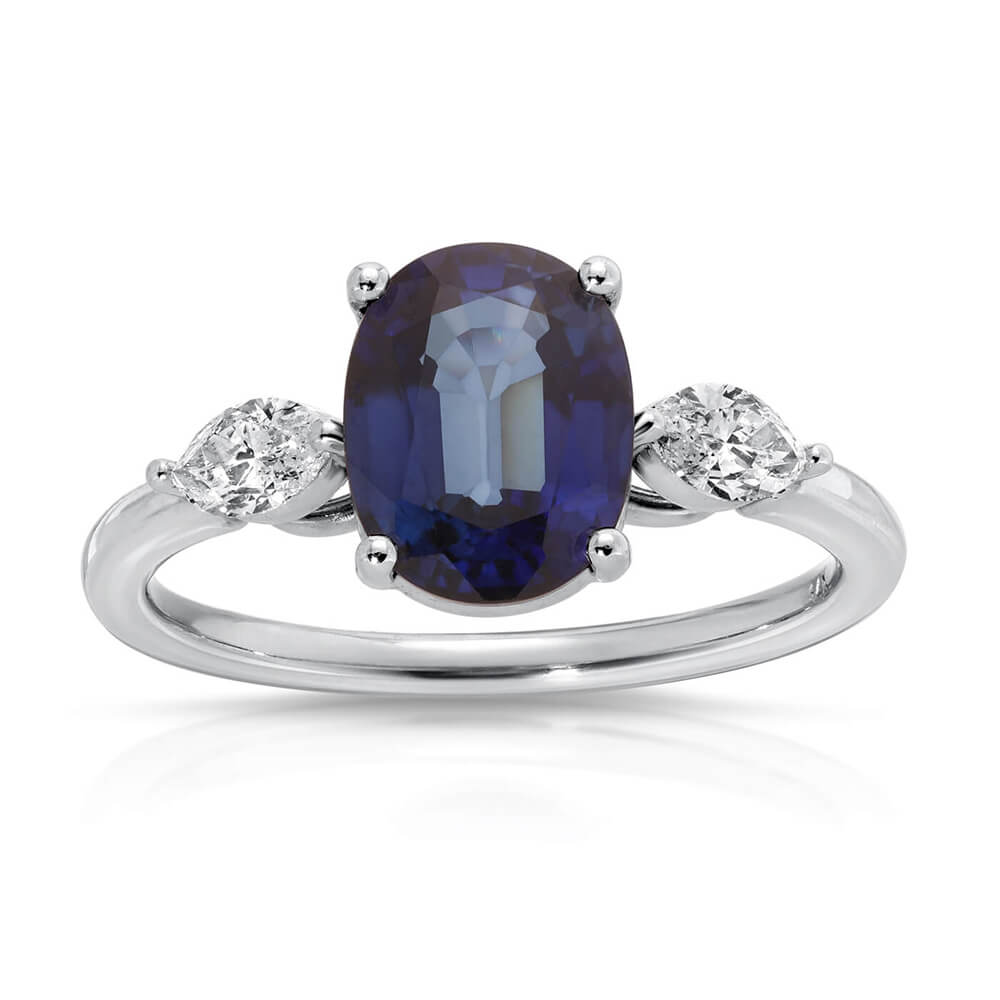 Sapphire & Diamond ring