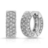 Italian Diamond Pave Huggies