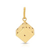 Italian 18k Dice pendant