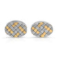 Tiffany & co. Gold & Silver cuff links monogrammed R