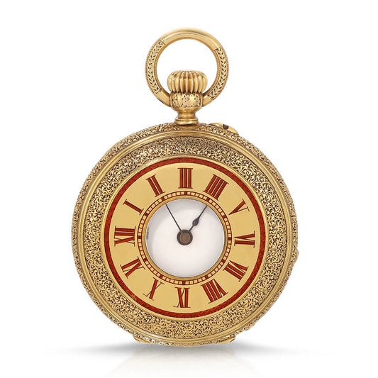 Fritz Piguet & Bachmann 1884 fob watch