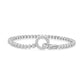 Diamond Tennis bracelet with Buckle clasp