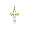 Cross 2 tone trinity pendant
