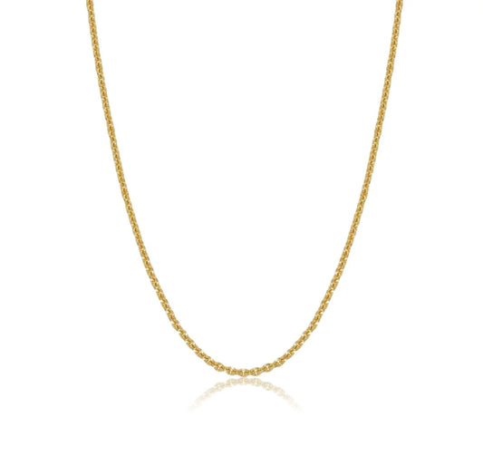 18K Yellow Gold Cable Chain