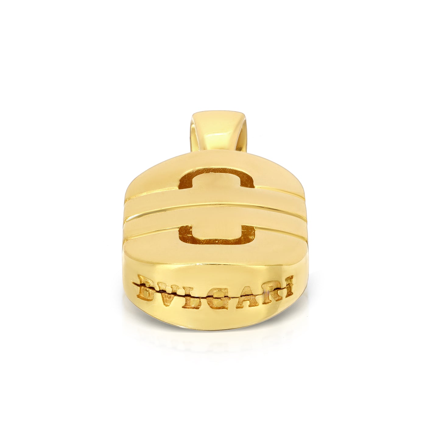 Parantesi pendant styled as Bulgari