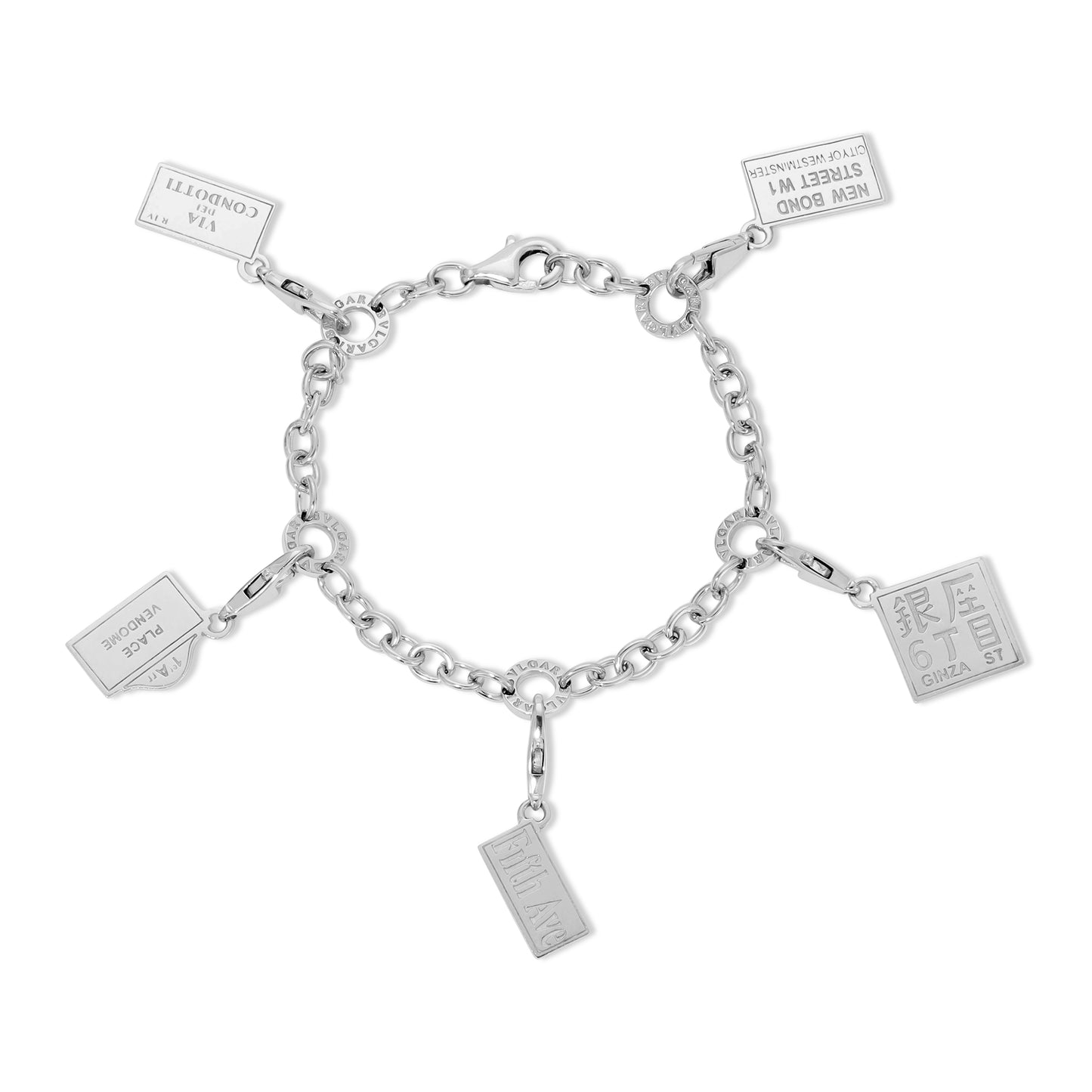 Charm Bracelet styled as Bulgari