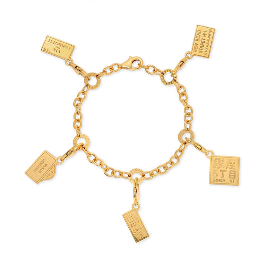 Charm Bracelet styled as Bulgari