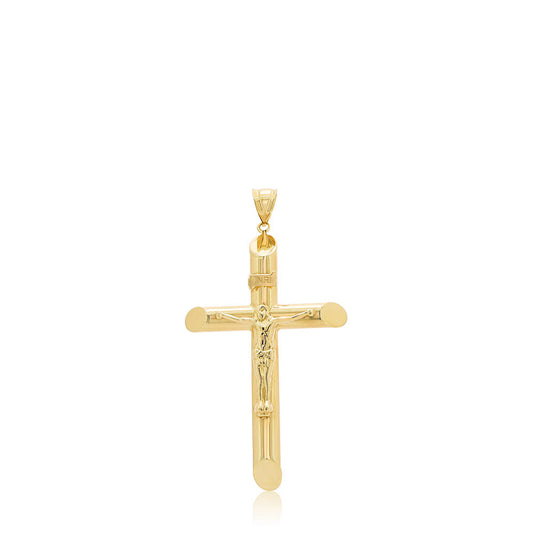 Crucifix pendant tapered hollow