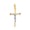 Crucifix Pendant 2 tone