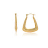 Geometric hoop earrings