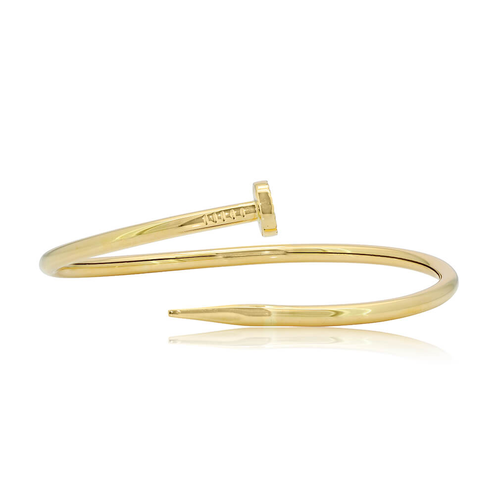 Nail twist bracelet bangle