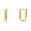 Huggies gold earrings